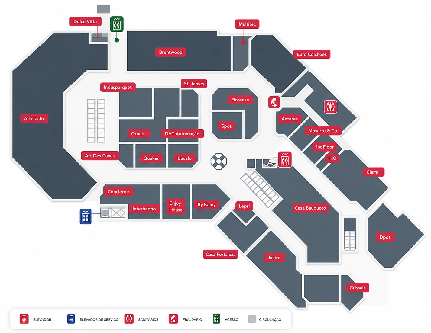 Mapa do Térreo