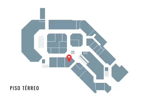 Localização da loja By Kamy no mapa do D&D Shopping