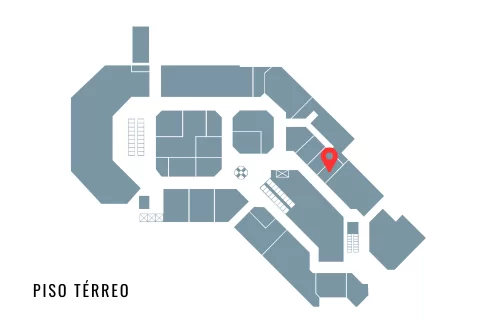 Localização da loja Construflama no mapa do D&D Shopping