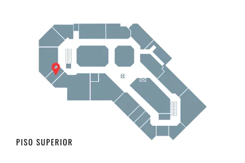 Localização da loja Copel no mapa do D&D Shopping