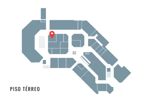Localização da loja Indusparquet no mapa do D&D Shopping