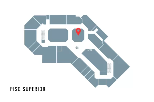 Localização da loja Natuzzi Editions no mapa do D&D Shopping